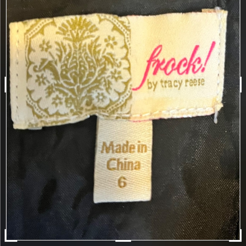 Frock! By Tracy Reese Black Eyelet Dress - image 3